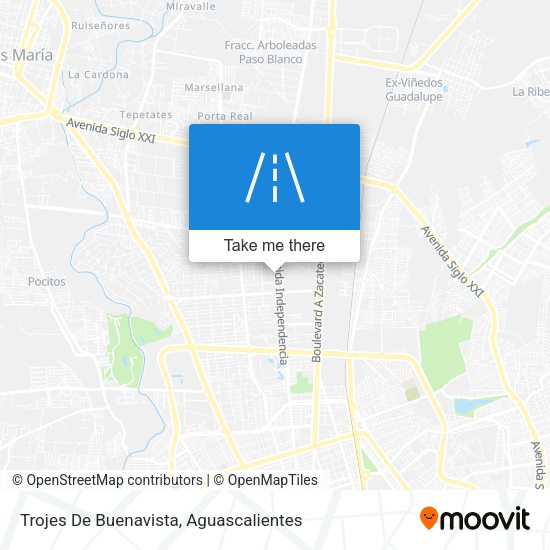 Trojes De Buenavista map
