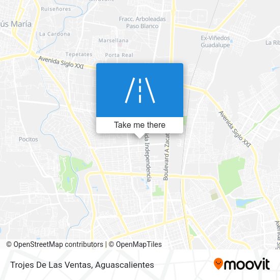 Trojes De Las Ventas map