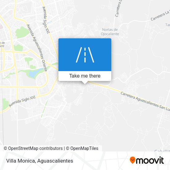 Villa Monica map