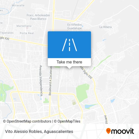 Vito Alessio Robles map