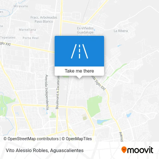 Vito Alessio Robles map