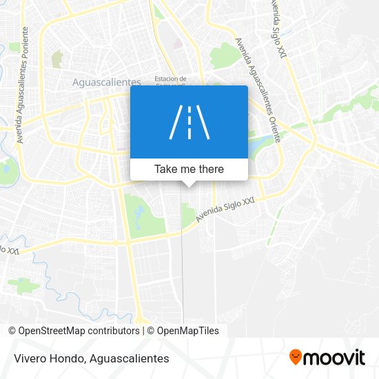 Vivero Hondo map