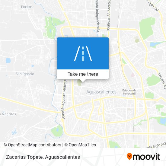 Mapa de Zacarias Topete