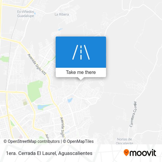 1era. Cerrada El Laurel map