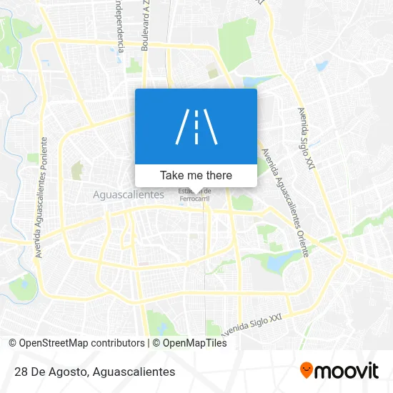 28 De Agosto map