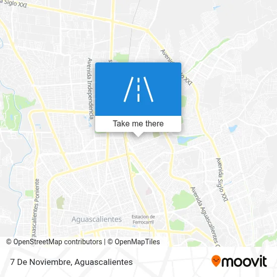 7 De Noviembre map