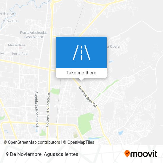 Mapa de 9 De Noviembre