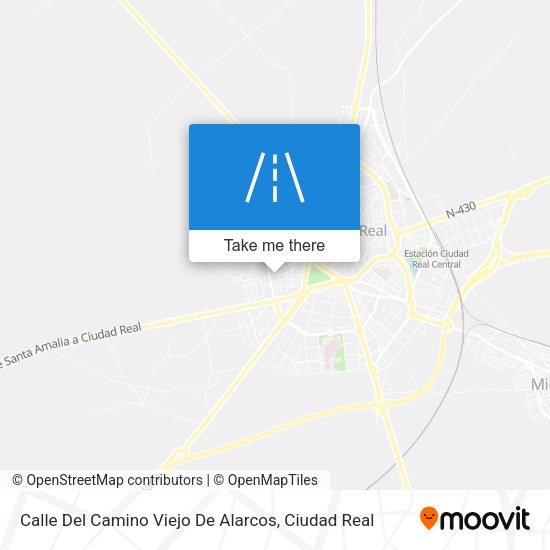 Calle Del Camino Viejo De Alarcos map
