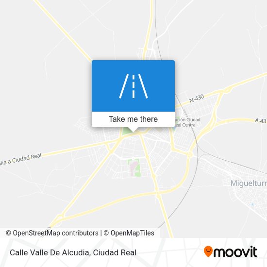 Calle Valle De Alcudia map