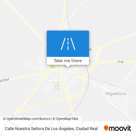 mapa Calle Nuestra Señora De Los Ángeles