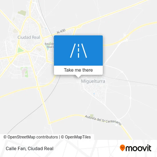 Calle Fan map
