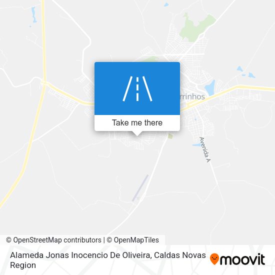 Alameda Jonas Inocencio De Oliveira map