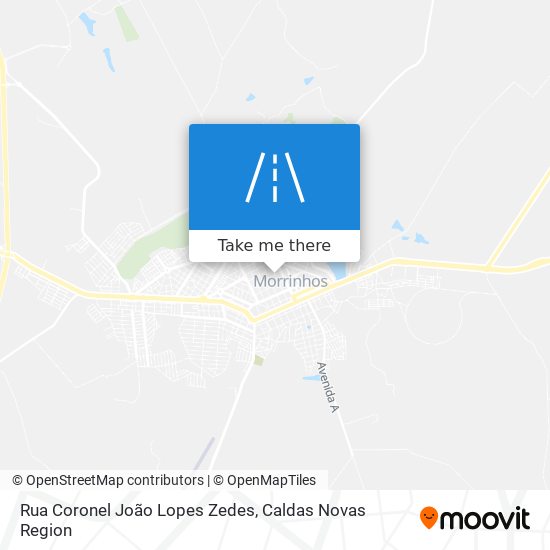 Mapa Rua Coronel João Lopes Zedes