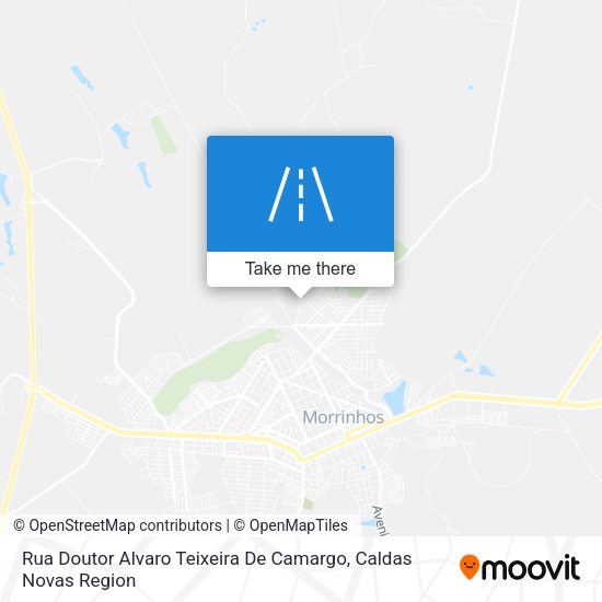 Rua Doutor Alvaro Teixeira De Camargo map