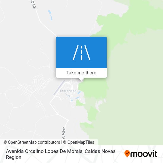 Avenida Orcalino Lopes De Morais map