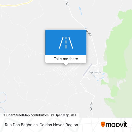 Rua Das Begônias map