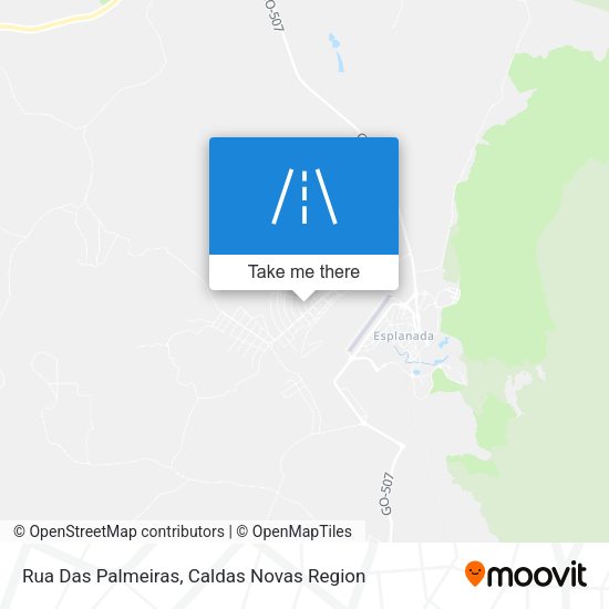 Rua Das Palmeiras map