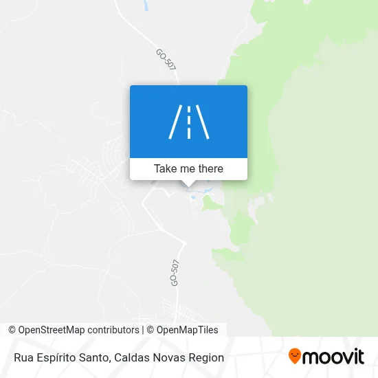 Rua Espírito Santo map
