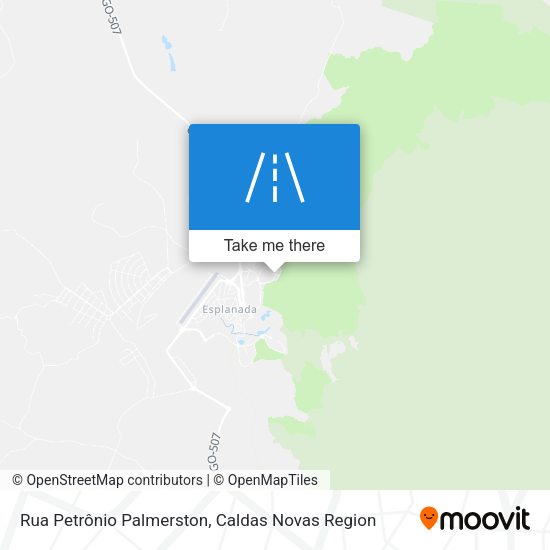 Rua Petrônio Palmerston map