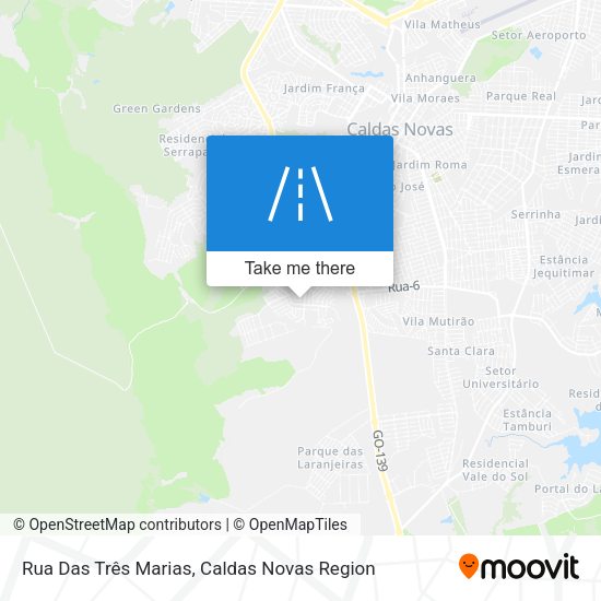 Rua Das Três Marias map