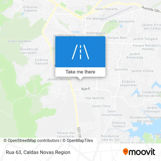 Rua 63 map