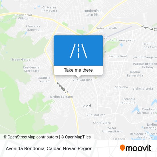 Avenida Rondônia map
