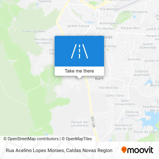 Rua Acelino Lopes Moraes map