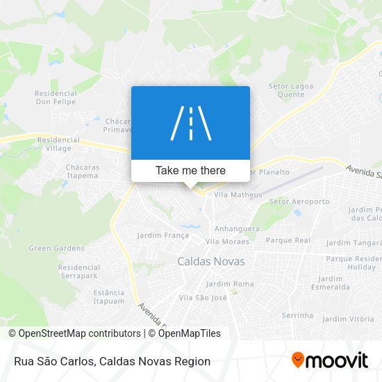 Rua São Carlos map