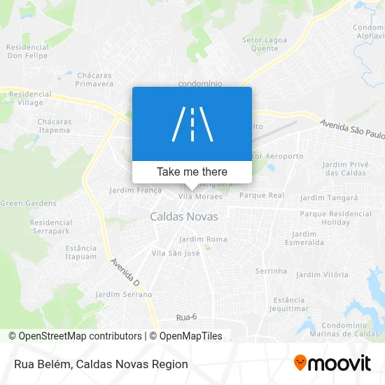 Rua Belém map