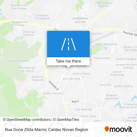 Rua Dona Zilda Marini map