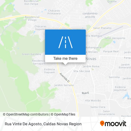 Mapa Rua Vinte De Agosto