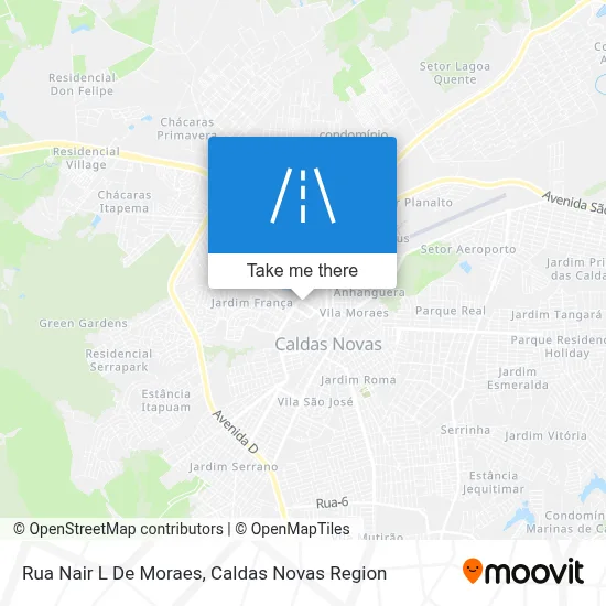 Rua Nair L De Moraes map