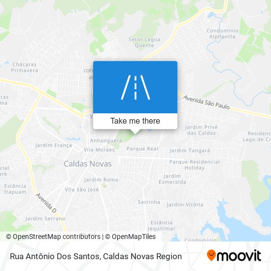 Rua Antônio Dos Santos map