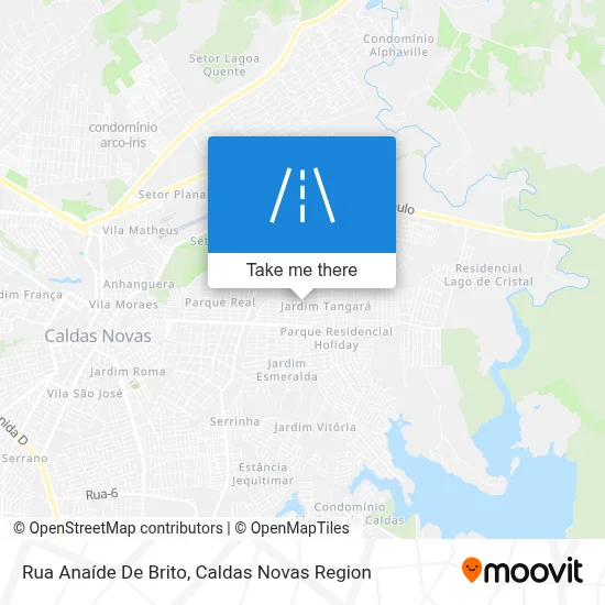 Rua Anaíde De Brito map