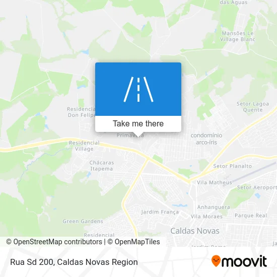 Rua Sd 200 map