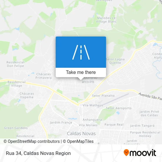 Rua 34 map