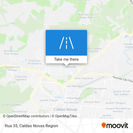 Rua 35 map