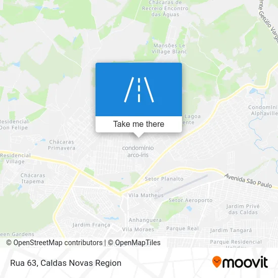 Rua 63 map