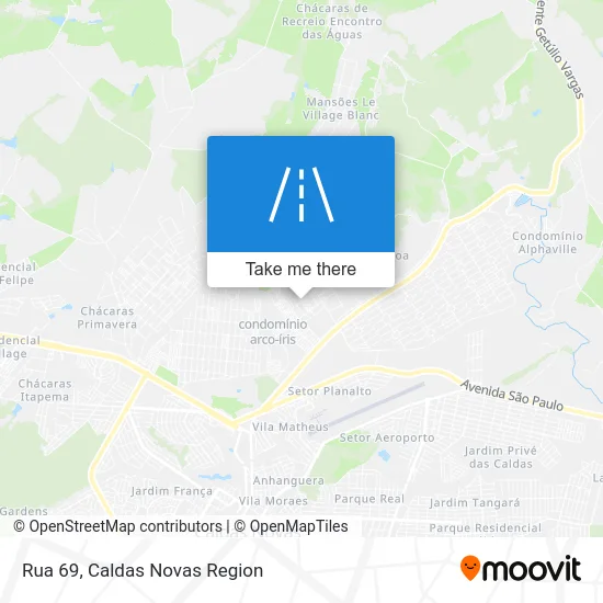 Rua 69 map