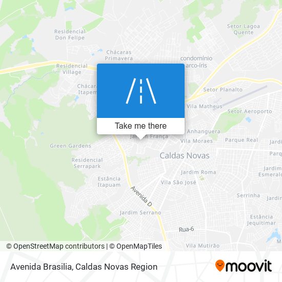 Mapa Avenida Brasilia