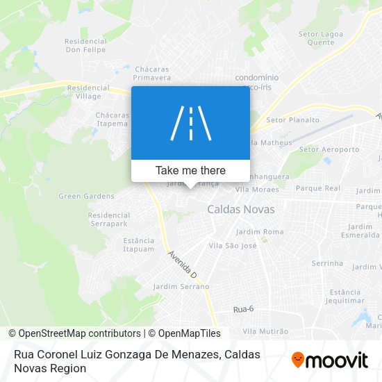 Rua Coronel Luiz Gonzaga De Menazes map