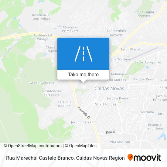 Rua Marechal Castelo Branco map