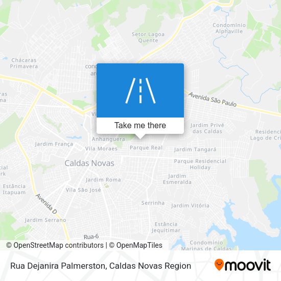 Rua Dejanira Palmerston map