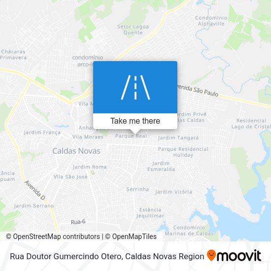 Rua Doutor Gumercindo Otero map