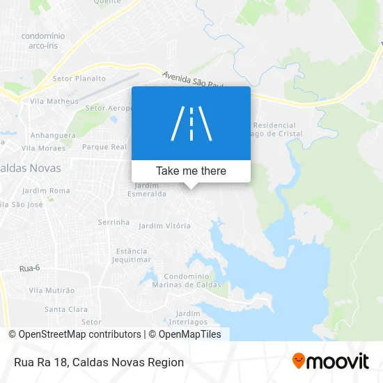 Rua Ra 18 map