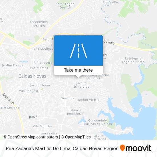 Rua Zacarias Martins De Lima map