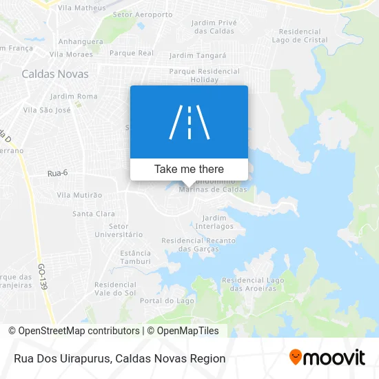 Rua Dos Uirapurus map