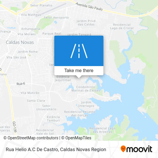 Rua Helio A.C De Castro map