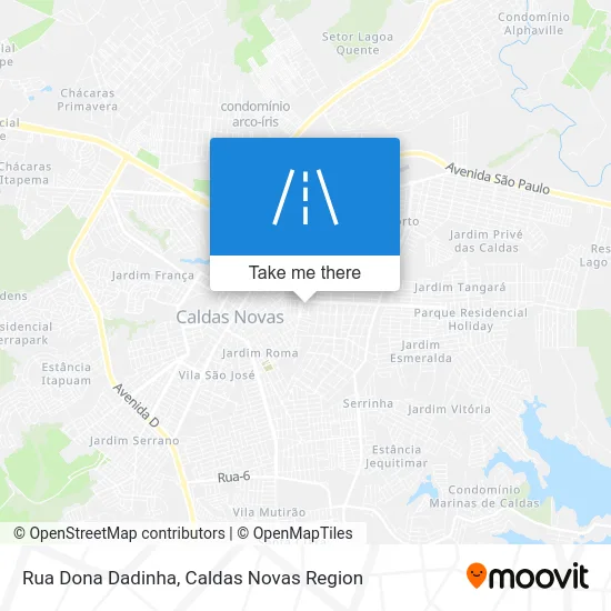 Rua Dona Dadinha map