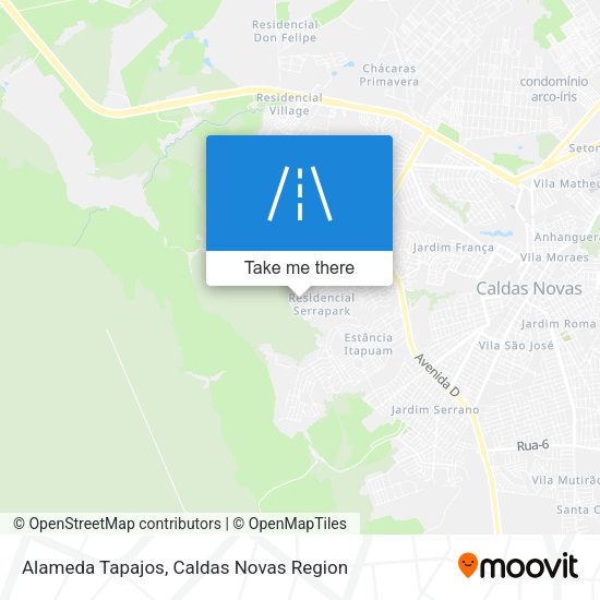 Alameda Tapajos map